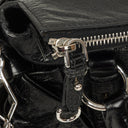 Miu Miu Vitello Lux Black Small Bow Satchel Bag