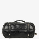 Miu Miu Vitello Lux Black Small Bow Satchel Bag
