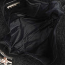 Miu Miu Vitello Lux Black Small Bow Satchel Bag