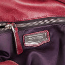Miu Miu Vitello Lux Bow Satchel Bag