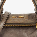 Miu Miu Vitello Lux Bow Satchel Bag
