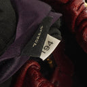 Miu Miu Vitello Lux Burgundy Satchel Bag