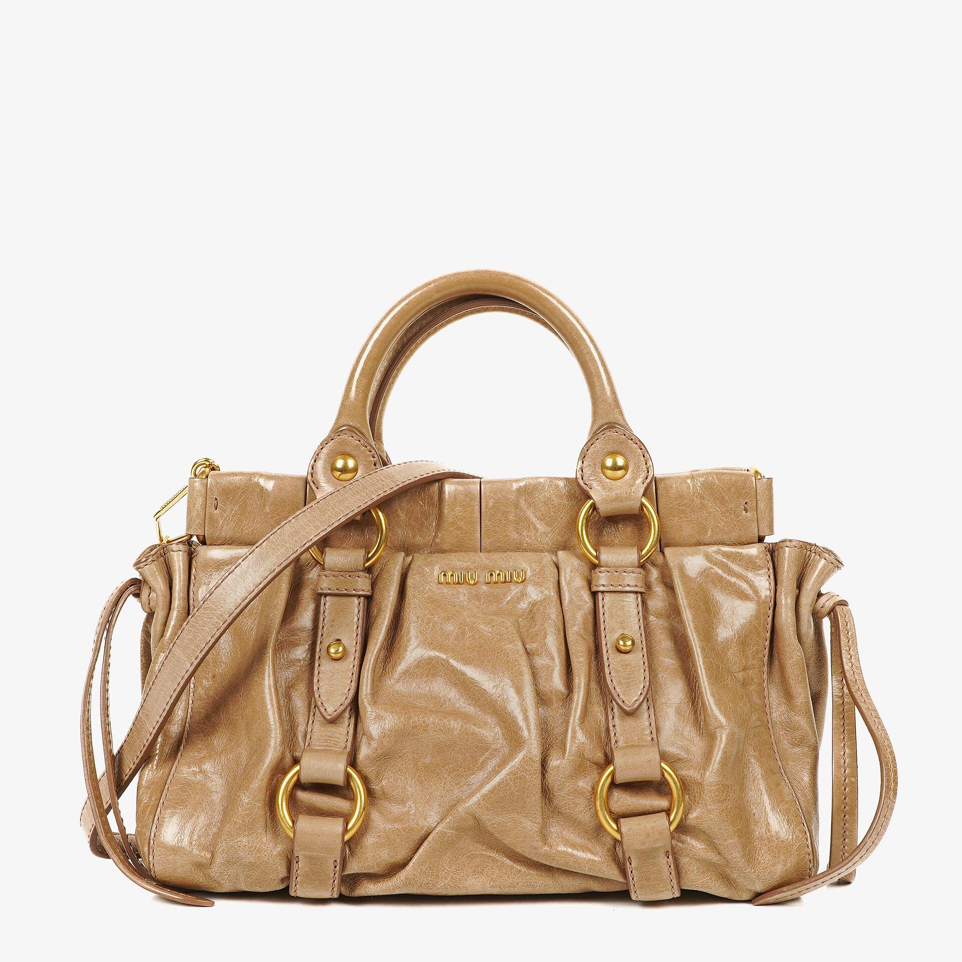 Miu Miu Vitello Lux Cammeo Satchel Bag