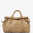 Miu Miu Vitello Lux Cammeo Satchel Bow Bag