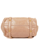 Miu Miu Vitello Lux Cipria Small Bow Satchel Bag