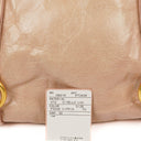 Miu Miu Vitello Lux Cipria Small Bow Satchel Bag