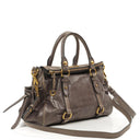 Miu Miu Vitello Lux Fumo Bow Bag