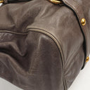 Miu Miu Vitello Lux Fumo Bow Bag