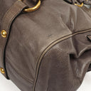 Miu Miu Vitello Lux Fumo Bow Bag