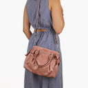 Miu Miu Vitello Lux Loto Satchel Bag