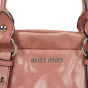 Miu Miu Vitello Lux Loto Satchel Bag