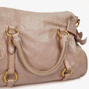 Miu Miu Vitello Lux Mughetto Satchel Bag