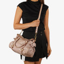 Miu Miu Vitello Lux Mughetto Satchel Bag