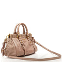 Miu Miu Vitello Lux Mughetto Satchel Bag