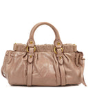 Miu Miu Vitello Lux Mughetto Satchel Bag