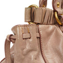 Miu Miu Vitello Lux Mughetto Satchel Bag