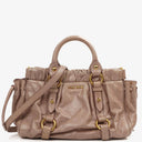 Miu Miu Vitello Lux Mughetto Satchel Bag