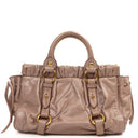 Miu Miu Vitello Lux Mughetto Satchel Bag