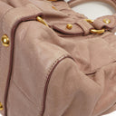 Miu Miu Vitello Lux Mughetto Satchel Bag