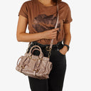 Miu Miu Vitello Lux Mughetto Satchel Bag