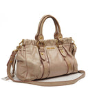 Miu Miu Vitello Lux Mughetto Satchel Bag