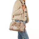 Miu Miu Vitello Lux Mughetto Satchel Bag