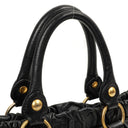 Miu Miu Vitello Lux Nero Black Satchel Bag