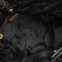 Miu Miu Vitello Lux Nero Black Satchel Bag