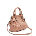 Miu Miu Vitello Lux Pink Satchel Bag
