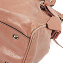 Miu Miu Vitello Lux Pink Satchel Bag