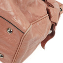 Miu Miu Vitello Lux Pink Satchel Bag
