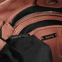 Miu Miu Vitello Lux Pink Satchel Bag