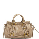 Miu Miu Vitello Lux Pomice Satchel Bag