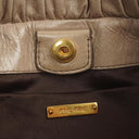 Miu Miu Vitello Lux Pomice Satchel Bag