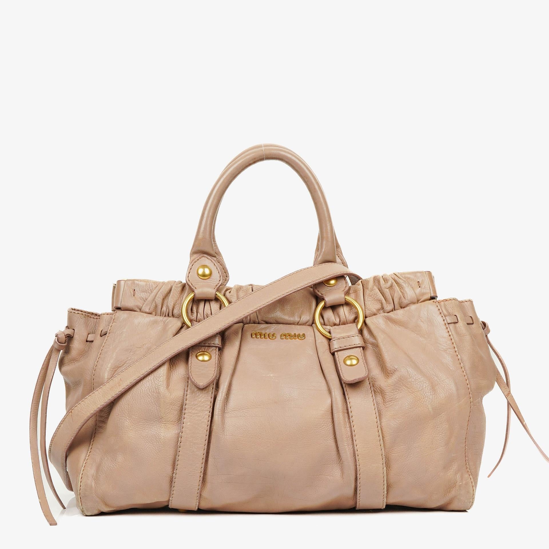 Miu Miu Vitello Lux Satchel Bag
