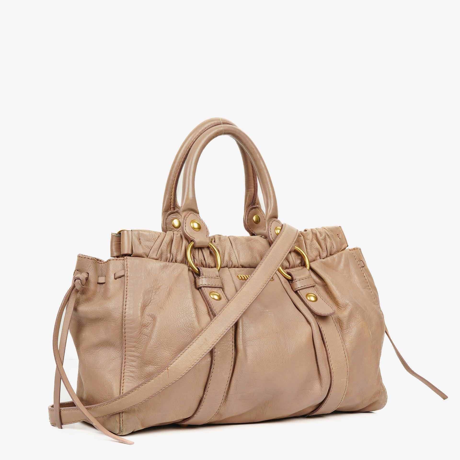 Miu Miu Vitello Lux Satchel Bag
