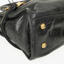 Miu Miu Vitello Lux Small Black Leather Satchel Bag