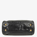 Miu Miu Vitello Lux Small Black Leather Satchel Bag