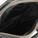 Miu Miu Vitello Lux Small Black Leather Satchel Bag