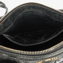 Miu Miu Vitello Lux Small Black Leather Satchel Bag