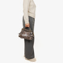 Miu Miu Vitello Lux Small Bow Satchel Bag