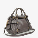 Miu Miu Vitello Lux Small Bow Satchel Bag