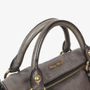 Miu Miu Vitello Lux Small Bow Satchel Bag