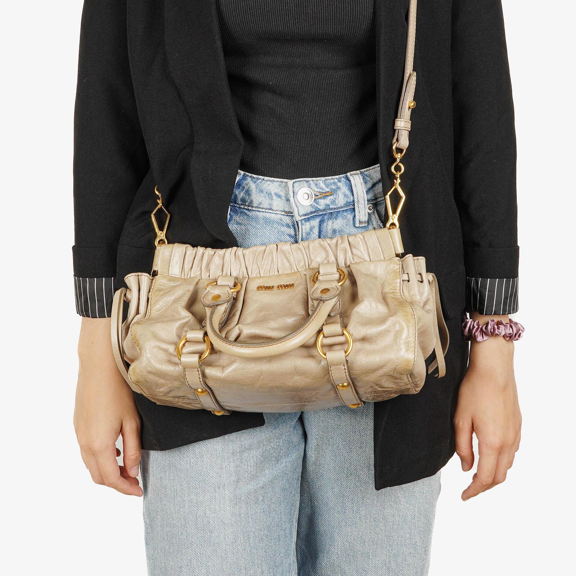 Miu Miu Vitello Satchel Bag