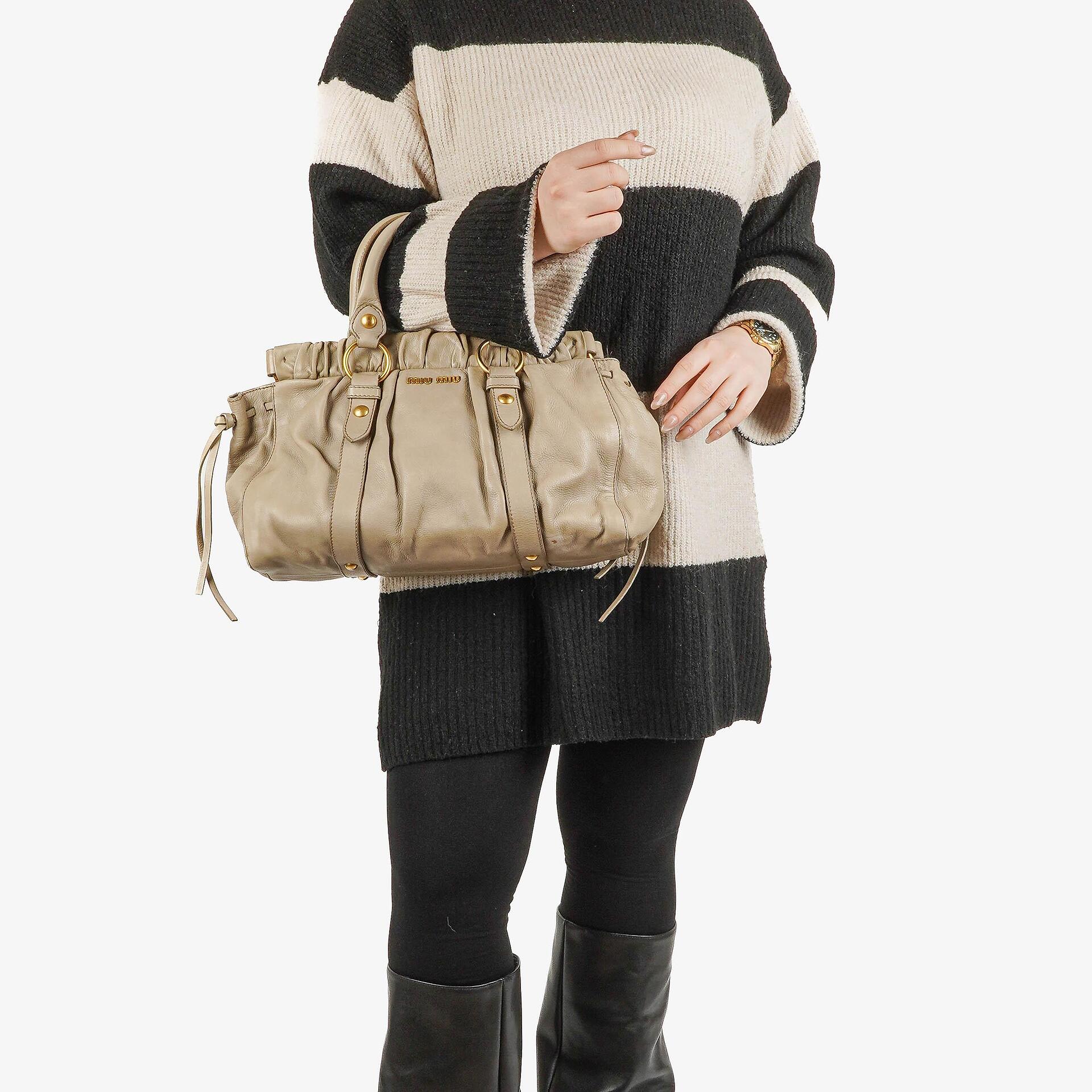Miu Miu Vitello Satchel Bag