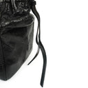 Miu Miu Vitello Shine Black Satchel Bag