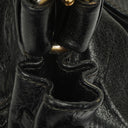 Miu Miu Vitello Shine Black Satchel Bag
