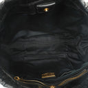 Miu Miu Vitello Shine Black Satchel Bag