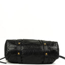 Miu Miu Vitello Shine Black Satchel Bag