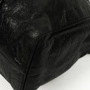 Miu Miu Vitello Shine Black Satchel Bag